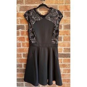Ted Baker Elegant Black Lace Dress